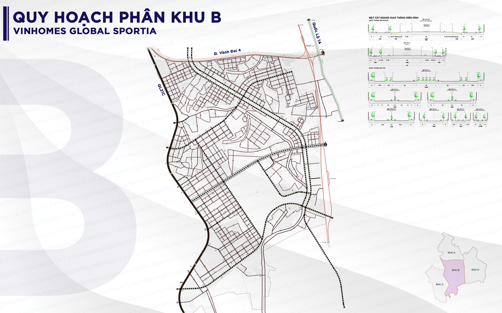 Quy hoach PK B Vinhomes Global Sportia