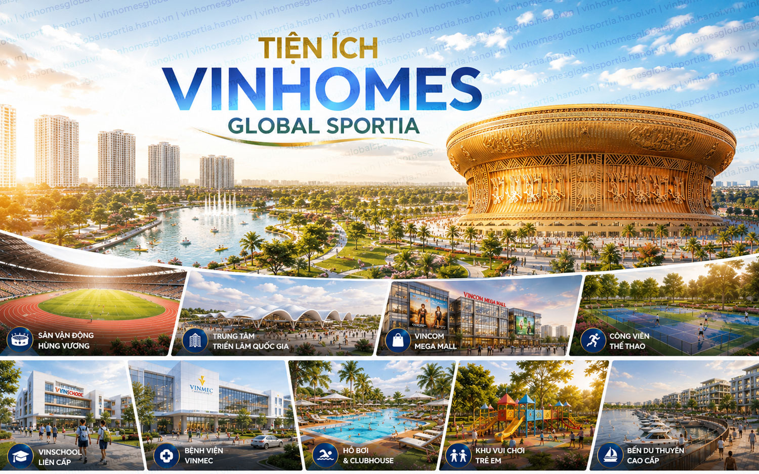 Tiện ích Vinhomes Global Sportia