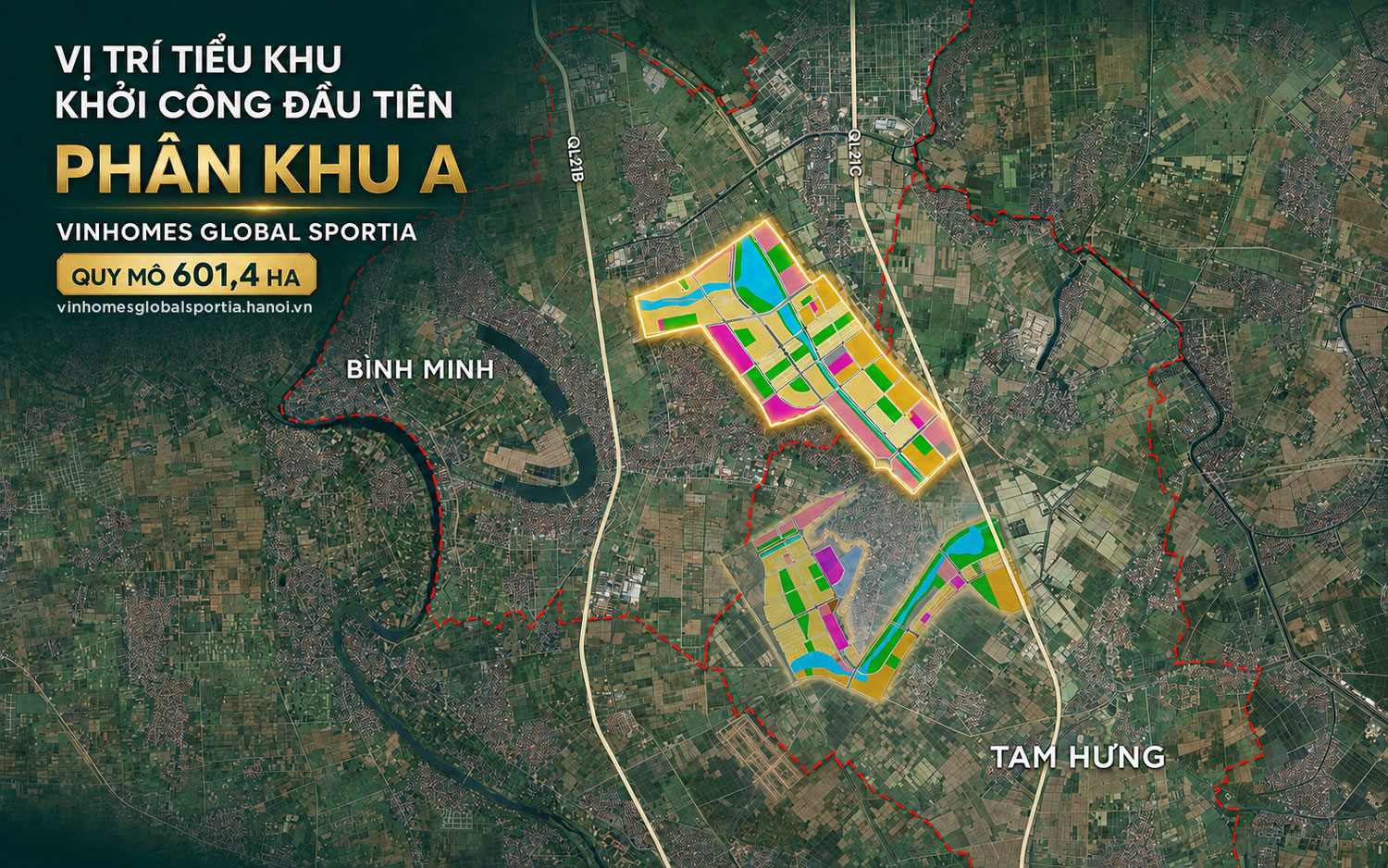 Vi tri tieu khu phan khu A Vinhomes Global Sportia