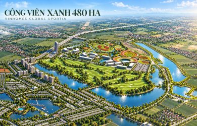Cong vien xanh Vinhomes Global Sportia