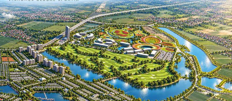 Cong vien xanh Vinhomes Global Sportia